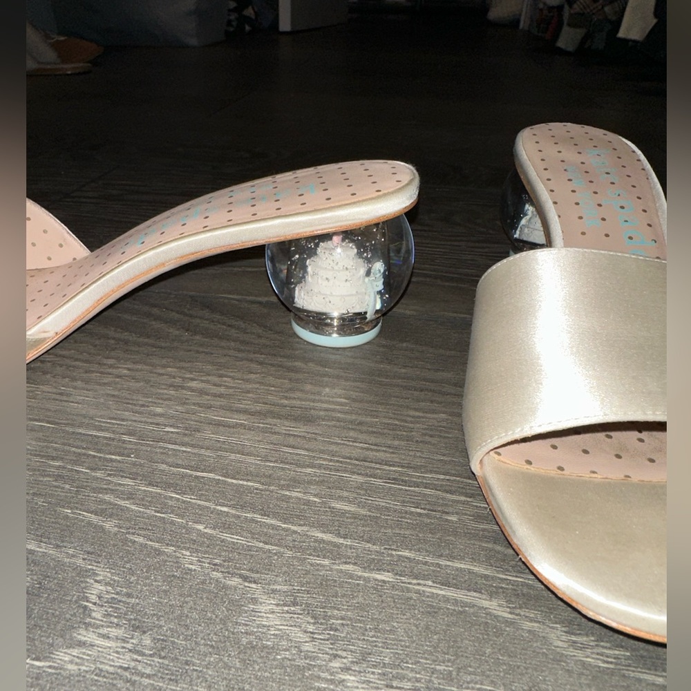 Worn once- Kate spade bridal shoes